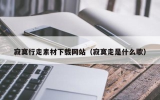 改则寂寞行走素材下载网站（寂寞走是什么歌）